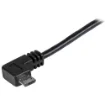 Picture of Startech.Com Micro-Usb Charge-And-Sync Cable M/M - Right-Angle Micro-Usb - 24 Awg - 0.5 M - USBAUB50CMRA
