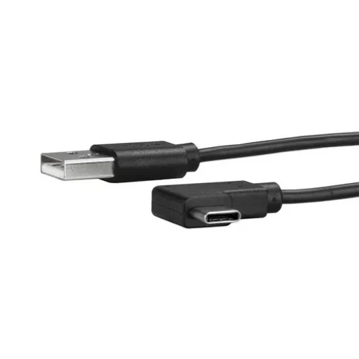 Picture of Startech.Com Usb-A To Usb-C Cable - Right-Angle - M/M - 1 M (3 Ft.) - Usb 2.0 - Usb2ac1mr