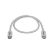 Picture of Startech.Com Thunderbolt 3 Cable - 40Gbps - 0.5m - White - Thunderbolt, Usb, and Displayport Compatible - Tblt34mm50cw