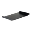 Picture of Startech.Com 1U Fixed Server Rack Mount Shelf - 10in Deep Steel Universal Cantilever Tray for 19" Av/ Network Equipment Rack - Heavy Duty Steel - Weight Capacity 44lbs/20kg, Black - Cabshelf1u10