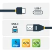 Picture of Startech.Com Usb-C To Usb-B Cable - M/M - 2 M (6 Ft.) - Usb 3.0 - Usb315cb2m