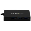 Picture of Startech.Com 4 Port Usb 3.0 Hub - Usb Type-A Hub with 1x Usb-C & 3x Usb-A Ports (Superspeed 5Gbps) - Usb Bus Powered - Usb 3.1 Gen 1 Adapter Hub - Portable/Laptop Usb Hub~4 Port Usb 3.0 Hub - Usb Type-A Hub with 1x Usb-C & 3x Usb-A Ports (Superspeed 5Gbps) - Usb Bus Powered - Usb 3.2 Gen 1 Adapter Hub - Portable/Laptop Usb Hub - Hb30a3a1cfb