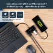 Picture of Startech.Com Usb-C To Ethernet Adapter with 3-Port Usb 3.0 Hub and Power Delivery - Us1gc303apd