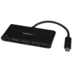 Picture of Startech.Com 4 Port Usb C Hub with 4 Usb Type-A Ports (Usb 3.0 Superspeed 5Gbps) - 60W Power Delivery Passthrough Charging - Usb 3.1 Gen 1/Usb 3.2 Gen 1 Laptop Hub Adapter - Macbook, Dell~4 Port Usb C Hub with 4 Usb Type-A Ports (Usb 3.0 Superspeed 5Gbps) - 60W Power Delivery Passthrough Charging - Usb 3.2 Gen 1 Laptop Hub Adapter - Macbook, Dell - Hb30c4afpd