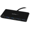 Picture of Startech.Com 4 Port Usb C Hub with 4 Usb Type-A Ports (Usb 3.0 Superspeed 5Gbps) - 60W Power Delivery Passthrough Charging - Usb 3.1 Gen 1/Usb 3.2 Gen 1 Laptop Hub Adapter - Macbook, Dell~4 Port Usb C Hub with 4 Usb Type-A Ports (Usb 3.0 Superspeed 5Gbps) - 60W Power Delivery Passthrough Charging - Usb 3.2 Gen 1 Laptop Hub Adapter - Macbook, Dell - Hb30c4afpd