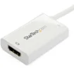 Picture of Startech.Com Usb C To Hdmi 2.0 Adapter with Power Delivery - 4K 60Hz Usb Type-C To Hdmi Display Video Converter - 60W Pd Pass-Through Charging Port - Thunderbolt 3 Compatible - White - CDP2HDUCPW