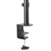 Picture of Startech.Com Single Monitor Desk Mount - Single Screen Heavy Duty Pole Mount for Up To 8kg Vesa Compatible Displays - Ergonomic Height Adjustable Monitor Arm Mount - Desk Clamp/Grommet - ARMPIVOTV2