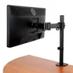 Picture of Startech.Com Desk Mount Monitor Arm for Up To 34" (8 Kg) Vesa Compatible Displays - Articulating Pole Mount Single Monitor Arm - Ergonomic Height Adjustable Monitor Mount - Desk Clamp/Grommet - Armpivotb