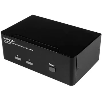 Picture of Startech.Com 2-Port Displayport Dual-Monitor Kvm Switch - 4K 60Hz - Sv231dpddua2