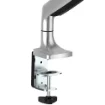 Picture of Startech.Com Desk Mount Monitor Arm - Heavy Duty Ergonomic Vesa Monitor Arm - Single 9kg Display - Full Motion, Height Adjustable, Articulating - Aluminum - C-Clamp/Grommet - Silver - Armpivothd
