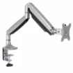 Picture of Startech.Com Desk Mount Monitor Arm - Heavy Duty Ergonomic Vesa Monitor Arm - Single 9kg Display - Full Motion, Height Adjustable, Articulating - Aluminum - C-Clamp/Grommet - Silver - Armpivothd
