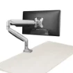 Picture of Startech.Com Desk Mount Monitor Arm - Heavy Duty Ergonomic Vesa Monitor Arm - Single 9kg Display - Full Motion, Height Adjustable, Articulating - Aluminum - C-Clamp/Grommet - Silver - Armpivothd