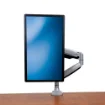 Picture of Startech.Com Desk Mount Monitor Arm - Heavy Duty Ergonomic Vesa Monitor Arm - Single 9kg Display - Full Motion, Height Adjustable, Articulating - Aluminum - C-Clamp/Grommet - Silver - Armpivothd