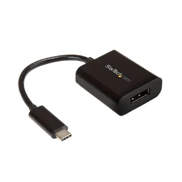 Picture of Startech.Com Usb C To Displayport Adapter - 4K 60Hz/8K 30Hz - Usb Type-C To Dp 1.4 HBR2 Adapter Dongle - Compact Usb-C (Dp Alt Mode) Monitor Video Converter - Thunderbolt 3 Compatible - CDP2DP