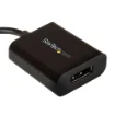 Picture of Startech.Com Usb C To Displayport Adapter - 4K 60Hz/8K 30Hz - Usb Type-C To Dp 1.4 HBR2 Adapter Dongle - Compact Usb-C (Dp Alt Mode) Monitor Video Converter - Thunderbolt 3 Compatible - CDP2DP