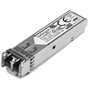 Picture of Startech.Com Cisco Glc-Sx-Mmd Compatible Sfp Transceiver Module - 1000BASE-SX~Cisco Glc-Sx-Mmd Compatible Sfp Module - 1000BASE-SX - 1GbE Multimode Fiber Mmf Optic Transceiver - 1GE Gigabit Ethernet Sfp - Lc 550m - 850nm - Ddm Cisco Firepower, ASR920, IE2000 - Glcsxmmdst