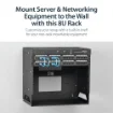 Picture of Startech.Com Wall-Mount Server Rack with Built-In Shelf - Solid Steel - 8U - WALLSHELF8U