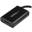 Picture of Startech.Com Usb C To Hdmi 2.0 Adapter with Power Delivery - 4K 60Hz Usb Type-C To Hdmi Display Video Converter - 60W Pd Pass-Through Charging Port - Thunderbolt 3 Compatible - Black - CDP2HDUCP