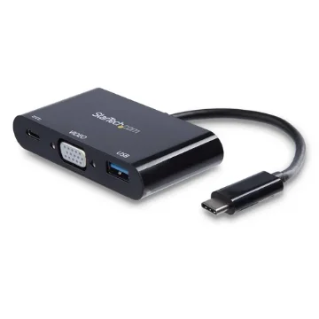 Picture of Startech.Com Usb-C Vga Multiport Adapter - Usb 3.0 Port - 60W Pd - CDP2VGAUACP