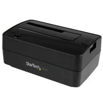Picture of Startech.Com Single Bay Usb 3.1 / Esata To Sata Hard Drive Docking Station, Usb 3.1 (10 Gbps) Hard Drive Dock, External 2.5/3.5" Sata Iii Hdd/Ssd Docking Station, Top-Loading Hard Drive Bay - SDOCKU313E