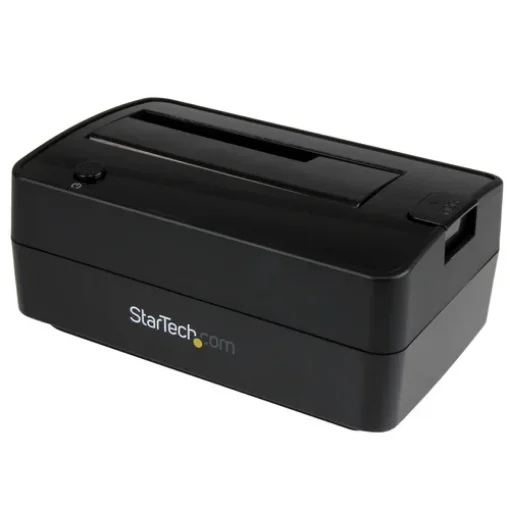 Picture of Startech.Com Single Bay Usb 3.1 / Esata To Sata Hard Drive Docking Station, Usb 3.1 (10 Gbps) Hard Drive Dock, External 2.5/3.5" Sata Iii Hdd/Ssd Docking Station, Top-Loading Hard Drive Bay - SDOCKU313E