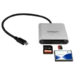 Picture of Startech.Com Usb 3.0 Flash Memory Multi-Card Reader / Writer with Usb-C - Sd, Microsd, Compactflash - FCREADU3C