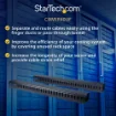 Picture of Startech.Com Vertical Cable Organizer with Finger Ducts - 0U - 6 Ft. - CMVER40UF