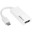 Picture of Startech.Com Usb-C To Hdmi Adapter - White - 4K 60Hz - Cdp2hd4k60w