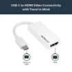 Picture of Startech.Com Usb-C To Hdmi Adapter - White - 4K 60Hz - Cdp2hd4k60w