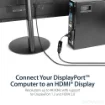 Picture of Startech.Com Displayport To Hdmi Adapter - 4K 60Hz Active Dp 1.4 To Hdmi 2.0 Video Converter - Dp To Hdmi Monitor/Tv/Display Cable Adapter Dongle - Latching Dp Connector - Dp2hd4k60s