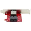 Picture of Startech.Com Mini-Sas Adapter - Dual Sff-8643 To Sff-8644 - with Full and Low-Profile Brackets - 12Gbps - Sff86448plt2