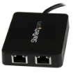 Picture of Startech.Com Usb-C To Dual Gigabit Ethernet Adapter with Usb (Type-A) Port - Us1gc301au2r