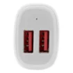 Picture of Startech.Com Dual-Port Usb Car Charger - 24W/4.8A - White - USB2PCARWHS