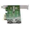 Picture of Startech.Com 3-Port M.2 Ssd (Ngff) Adapter Card - 1 X Pcie (Nvme) M.2, 2 X Sata Iii M.2 - Pcie 3.0 - Pexm2sat32n1