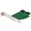Picture of Startech.Com 3-Port M.2 Ssd (Ngff) Adapter Card - 1 X Pcie (Nvme) M.2, 2 X Sata Iii M.2 - Pcie 3.0 - Pexm2sat32n1