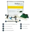 Picture of Startech.Com 3-Port M.2 Ssd (Ngff) Adapter Card - 1 X Pcie (Nvme) M.2, 2 X Sata Iii M.2 - Pcie 3.0 - Pexm2sat32n1