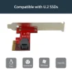 Picture of Startech.Com x4 Pci Express To Sff-8643 Adapter for Pcie Nvme U.2 Ssd - Pex4sff8643