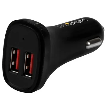 Picture of Startech.Com Dual-Port Usb Car Charger - 24W/4.8A - Black - USB2PCARBKS