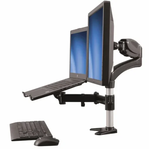 Picture of Startech.Com Desk-Mount Monitor Arm with Laptop Stand - Full Motion - Articulating - Armunonb