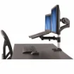 Picture of Startech.Com Desk-Mount Monitor Arm with Laptop Stand - Full Motion - Articulating - Armunonb