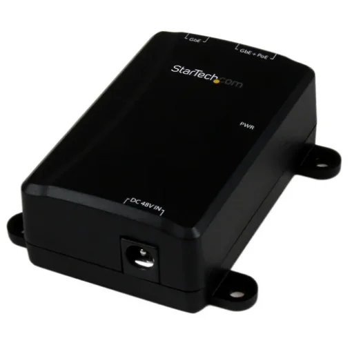 Picture of Startech.Com 1-Port Gigabit Midspan - Poe+ Injector - 802.3at and 802.3af - POEINJ1GW