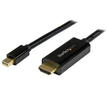 Picture of Startech.Com 15ft (5m) Mini Displayport To Hdmi Cable - 4K 30Hz Video - Mdp To Hdmi Adapter Cable - Mini Dp or Thunderbolt 1/2 Mac/Pc To Hdmi Monitor/Display - Mdp To Hdmi Converter Cord - Mdp2hdmm5mb