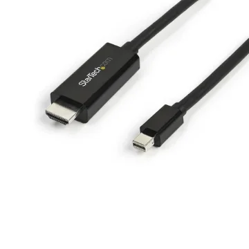 Picture of Startech.Com 10ft (3m) Mini Displayport To Hdmi Cable - 4K 30Hz Video - Mdp To Hdmi Adapter Cable - Mini Dp or Thunderbolt 1/2 Mac/Pc To Hdmi Monitor/Display - Mdp To Hdmi Converter Cord - Mdp2hdmm3mb