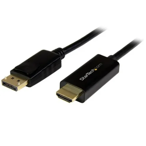 Picture of Startech.Com 10ft (3m) Displayport To Hdmi Cable - 4K 30Hz - Displayport To Hdmi Adapter Cable - Dp 1.2 To Hdmi Monitor Cable Converter - Latching Dp Connector - Passive Dp To Hdmi Cord - Dp2hdmm3mb