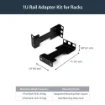 Picture of Startech.Com Rail Depth Adapter Kit for Server Racks - 1U - RDA1U