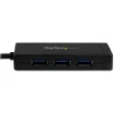 Picture of Startech.Com 3-Port Usb 3.0 Hub Plus Gigabit Ethernet - Usb-C - Includes Power Adapter~3-Port Usb-C Hub with Gigabit Ethernet - Usb-C To 3x Usb-A - Usb 3.0 (5Gbps) - Includes Power Adapter - Hb30c3a1ge