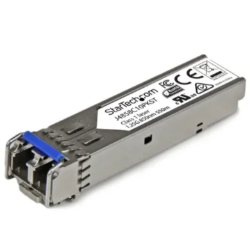 Picture of Startech.Com Hp J4858C Compatible Sfp Transceiver Module - 1000BASE-SX- 10 Pack~10 Pack Hpe J4858C Compatible Sfp Module - 1000BASE-SX - 1GbE Multi Mode Fiber Optic Transceiver - 1GE Gigabit Ethernet Sfp - Lc 550m - 850nm - Ddm Hpe 1400, 1700, 1820 - J4858c10pkst