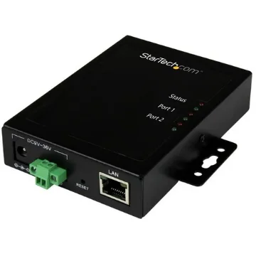 Picture of Startech.Com 2-Port Serial-To-Ip Ethernet Device Server - RS232 - Metal and Mountable - NETRS2322P