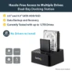 Picture of Startech.Com Standalone Hard Drive Duplicator, Dual Bay Hdd/Ssd Cloner/Copier, Usb 3.1 (10Gbps) To Sata Iii Hdd/Ssd Docking Station, Hard Disk Duplicator Dock, Hard Drive Cloner - Sdock2u313r