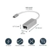 Picture of Startech.Com Usb-C To Gigabit Network Adapter - Silver - Us1gc30a
